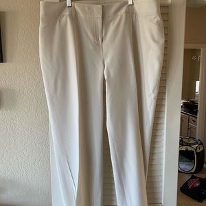 Cream lined trouser